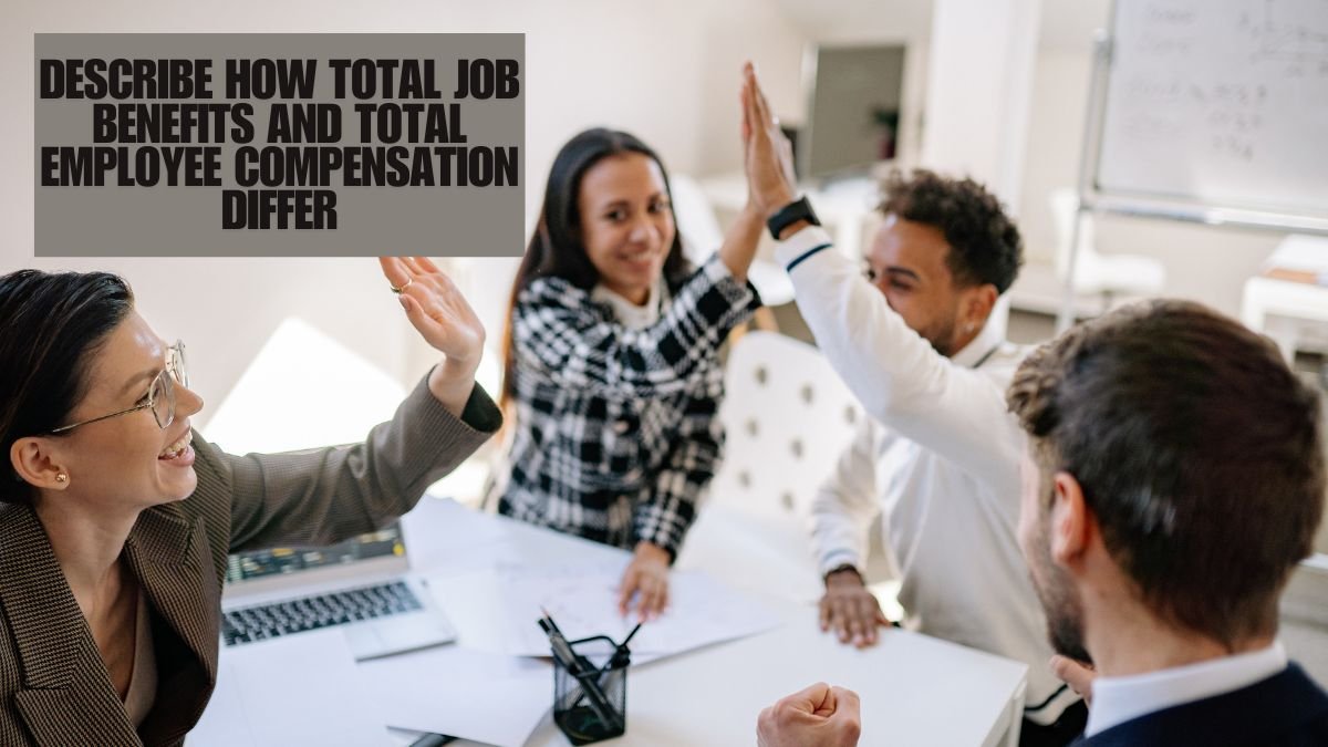 Describe How Total Job Benefits and Total Employee Compensation Differ